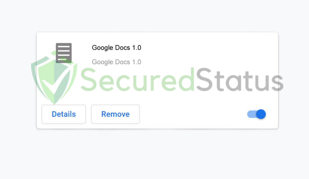 How To Remove Fake Google Docs Extension