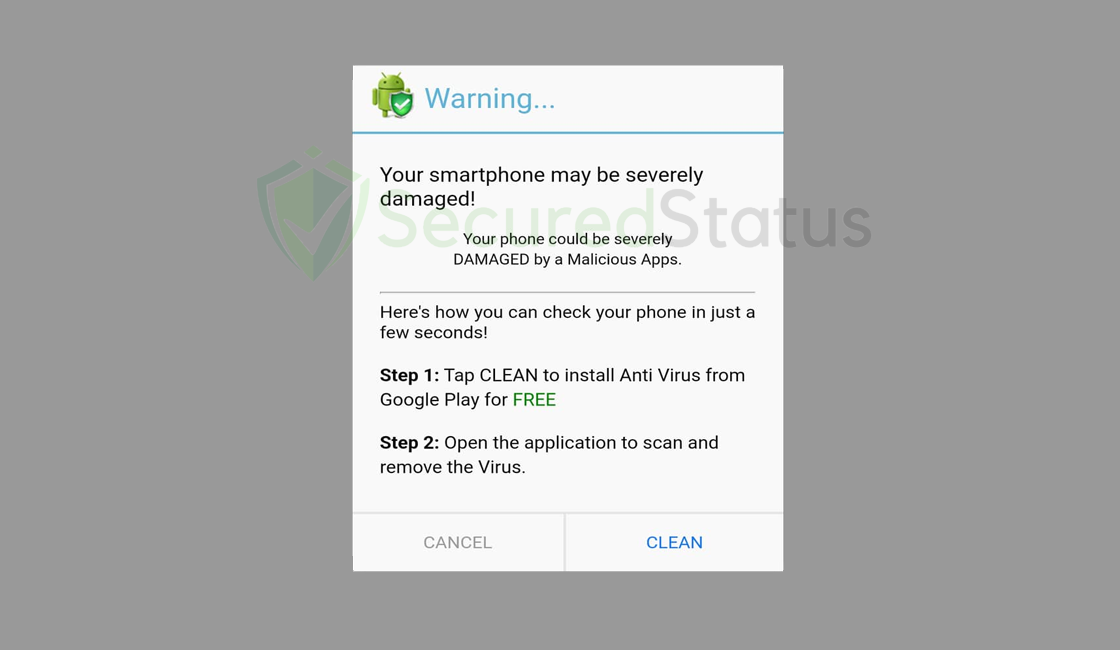 Your smartphone may be severely damaged!