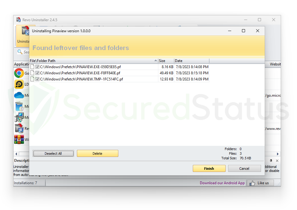 How To Use Revo Uninstaller To Remove Unwanted Programs - SecuredStatus